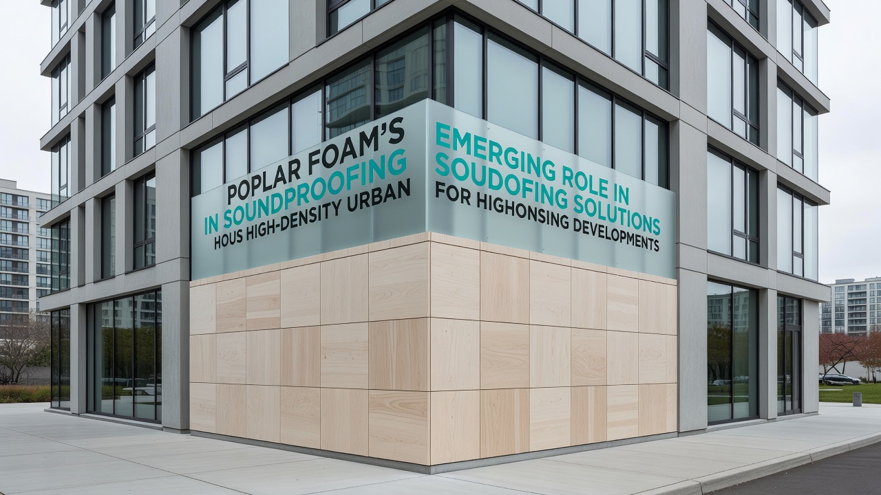Poplar Foam's Emerging Role in Soundproofing Solutions for High-Density Urban Housing Developments